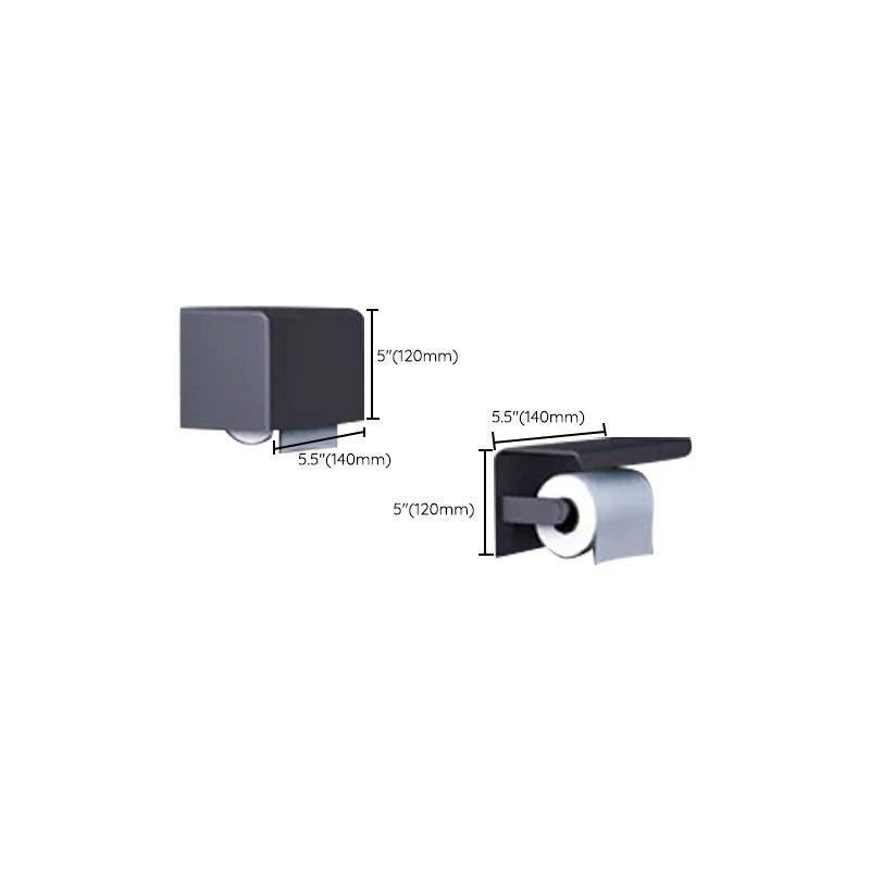 Avtoit | Gray Accessory Hardware Set Modern Bathroom Accessory Hardware Set