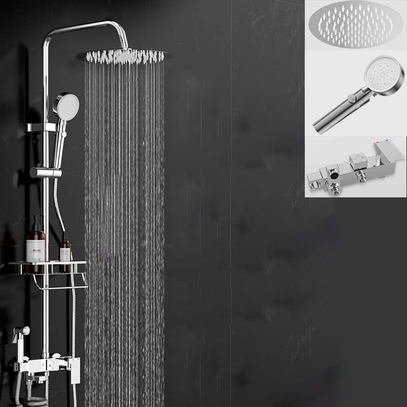 Avtoit | Wall-mounted Rectangular Shower System Stain-resistant Copper Modern Shower System