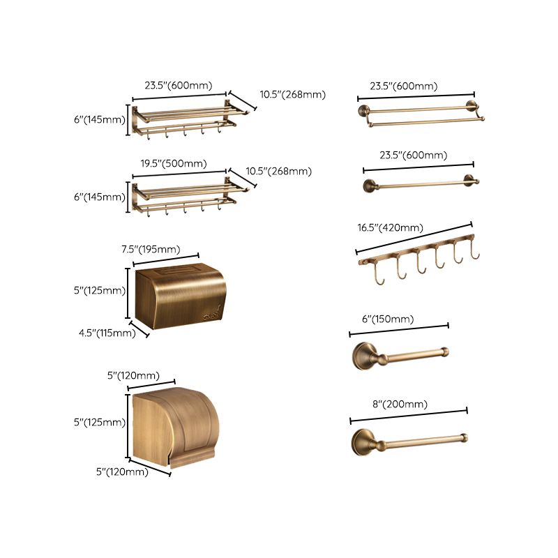 Avtoit | Vintage Bronze Bathroom Set Traditional Bathroom Accessories as Individual Piece or as Set