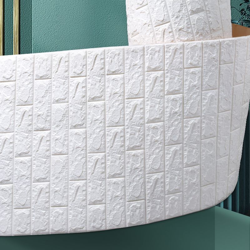 Avtoit | Modern wall-ceiling element for sticking with 3D embossing in white