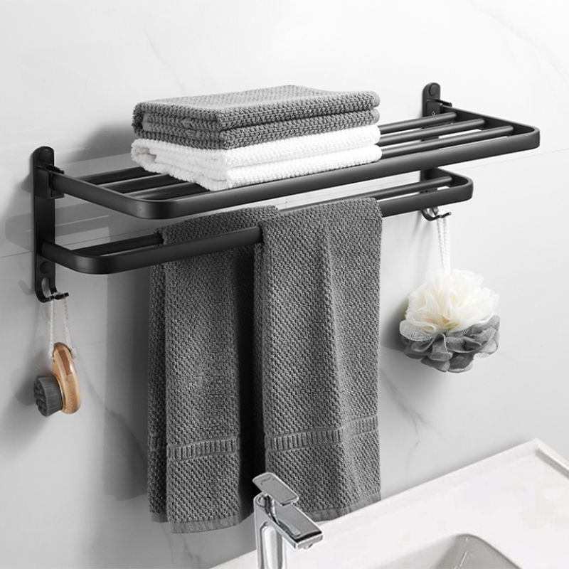 Avtoit | Modern Black Bathroom Accessory Set Paper Holder Towel Bar Bathroom Fixtures Set