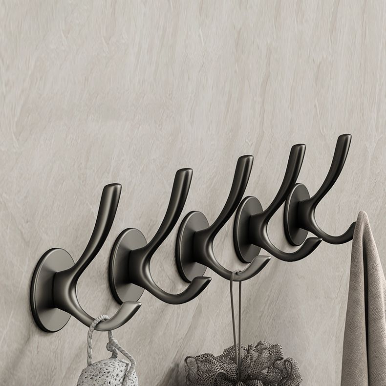 Avtoit | 10-piece Bathroom Accessory Set Modern Matt Gray Bathrobe Hooks
