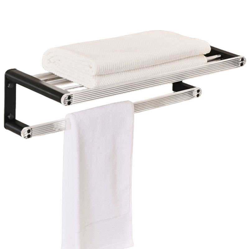 Avtoit | Modern Bath Accessories Set Black Towel Bar Bath Shelf Bathroom Fixtures Set