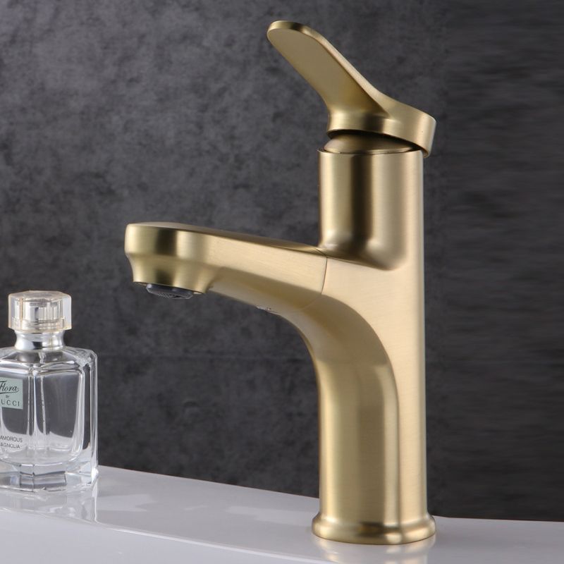 Avtoit | Contemporary Basin Faucet Copper Pure Color Single Lever Retractable Basin Faucet