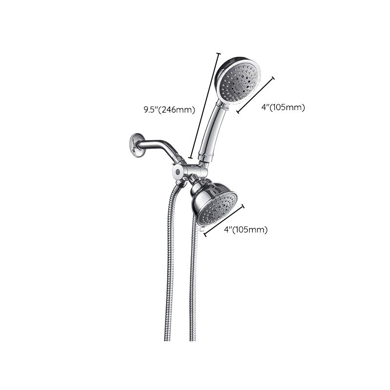 Avtoit | Traditional Dual Shower Heads Home Metal Round Shape Dual Shower