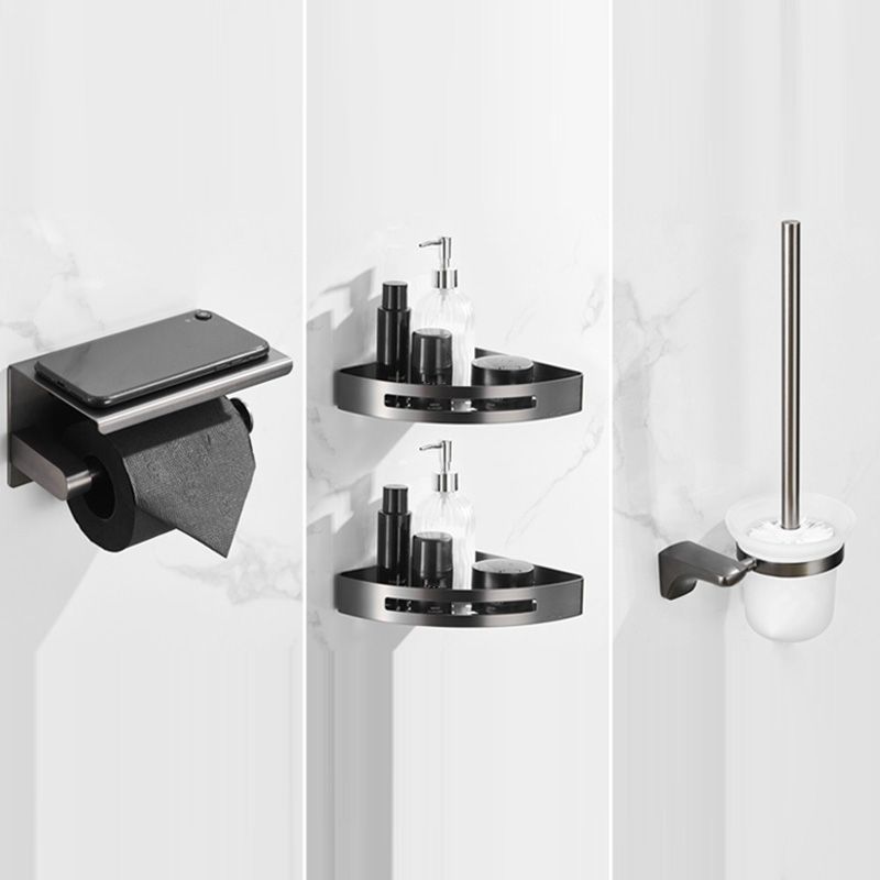 Avtoit | Modern Bathroom Accessories Hardware Set Gray Bathroom Accessories Set
