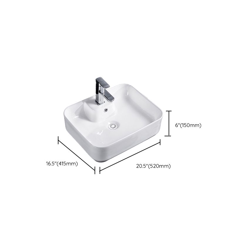 Avtoit | Modern Sink Solid Color Porcelain Sink