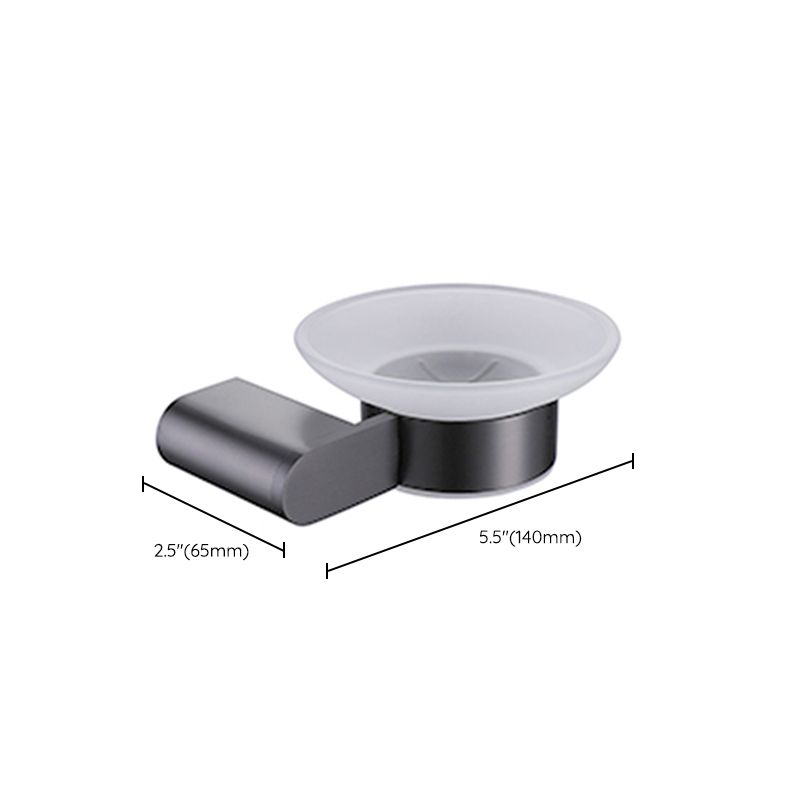 Avtoit | Dark gray modern bathroom accessory set stainless steel bathroom accessory set