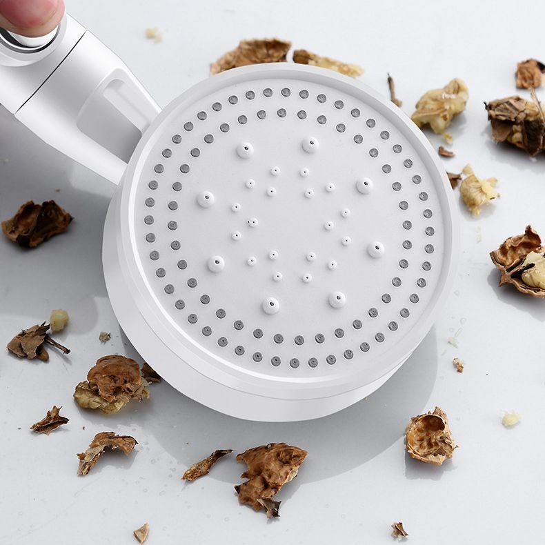 Avtoit | 5 Sprays Shower Head Round Wall Mounted Plastic Wall Connector Holder Handheld Shower Head