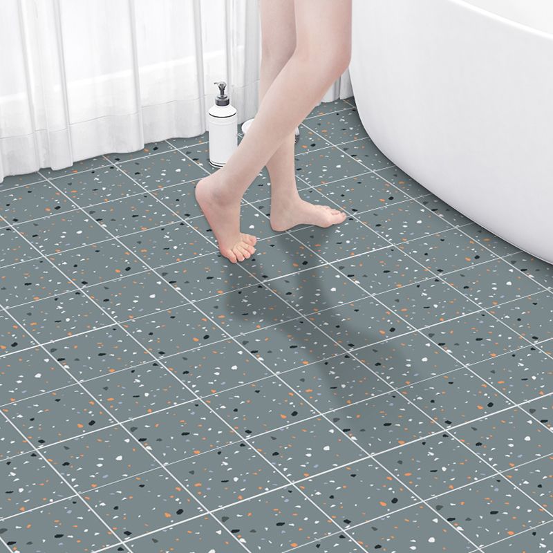Avtoit | Bathroom Square PVC Flooring 24" x 118" x 4mm Peel and Stick Vinyl Flooring