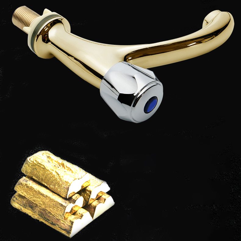 Avtoit | Contemporary Centerset Faucet Knob Handle Low Arc Solid Brass Faucet