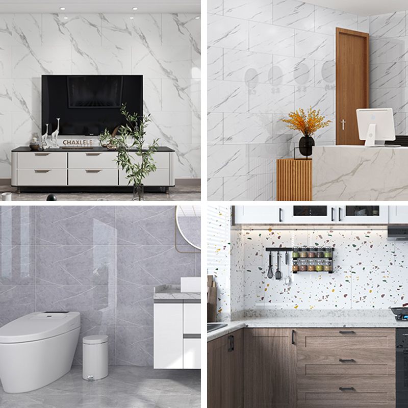 Avtoit | Contemporary Wallpaper Modern Style Bathroom Wallpaper with Rectangular Shape