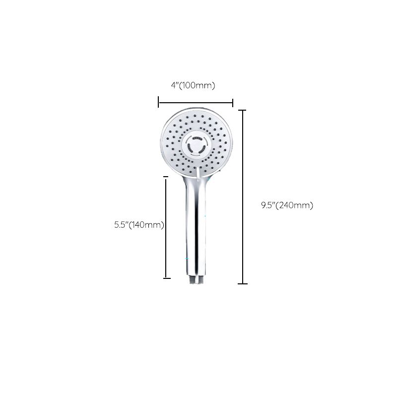 Avtoit | Contemporary Handheld Shower Head Adjustable Spray Pattern Silver Shower Head