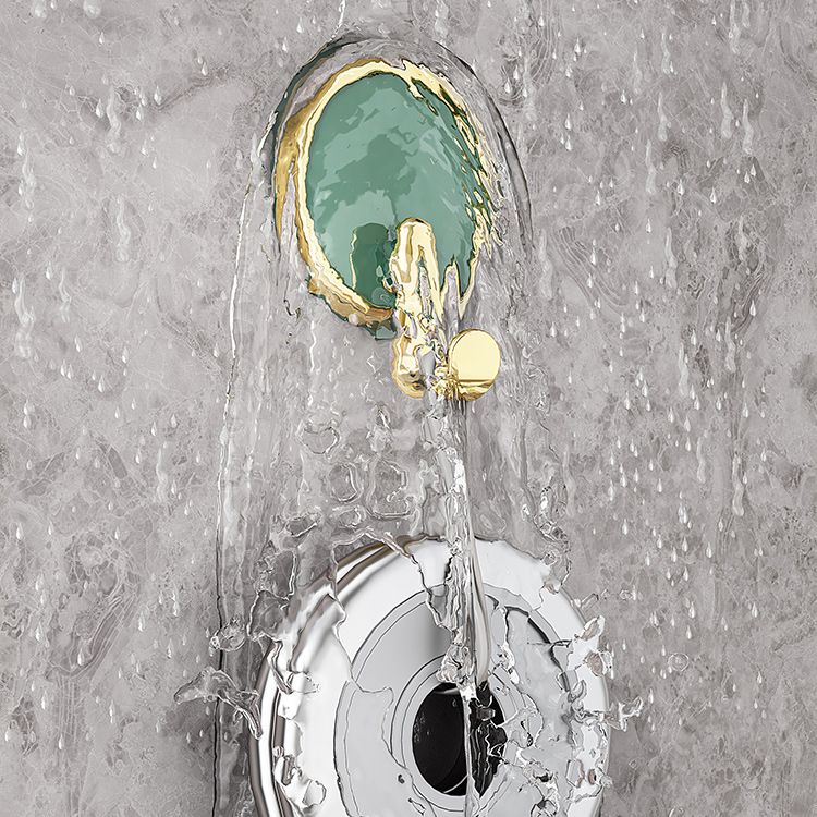 Avtoit | Contemporary 8-piece bathroom set 2.91 inch high bathrobe hooks