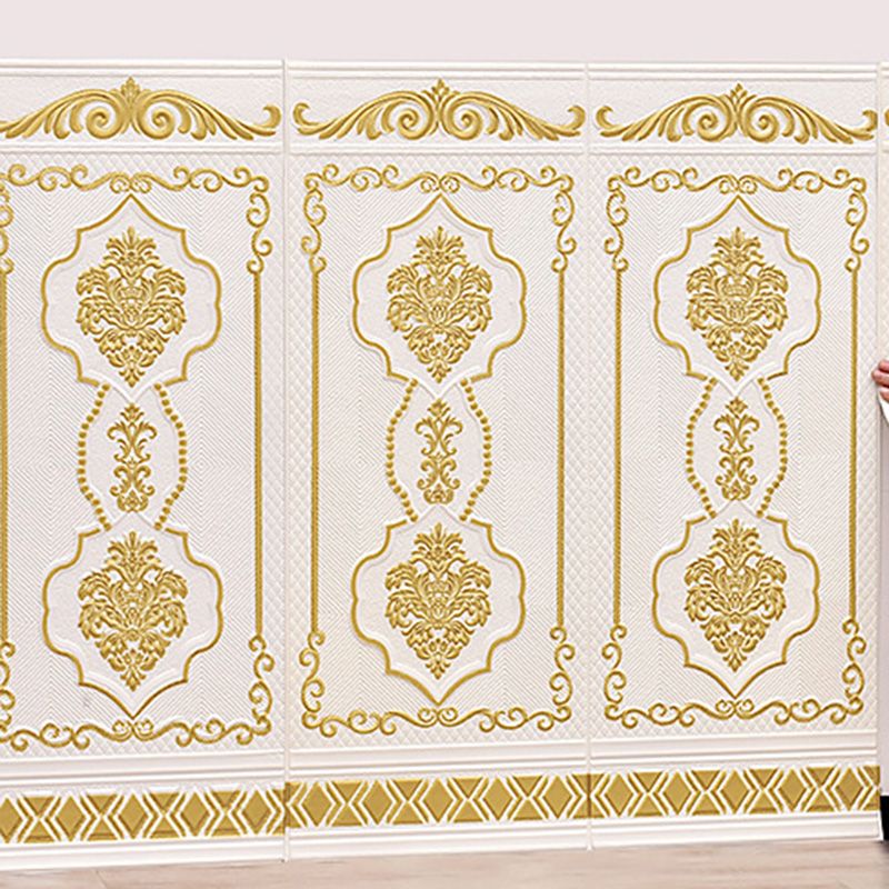Avtoit | 3D embossed wall panel Glam style waterproof wall panel for the living room