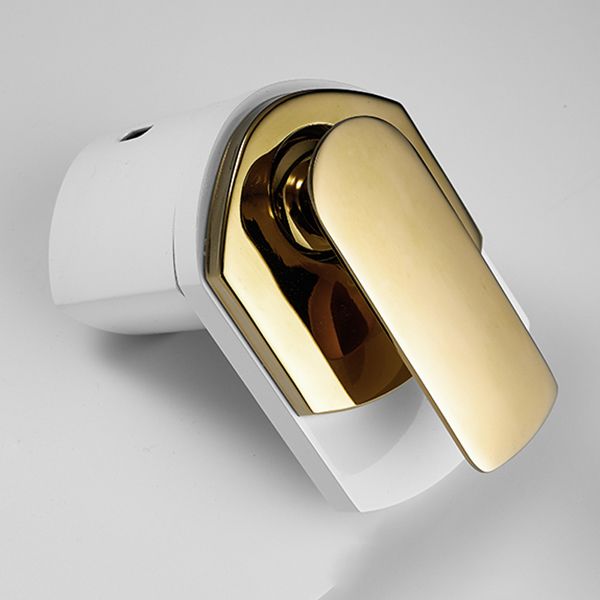 Avtoit | Bathroom Sink Faucet Lever Handle Brass Waterfall Spout Sink Faucet
