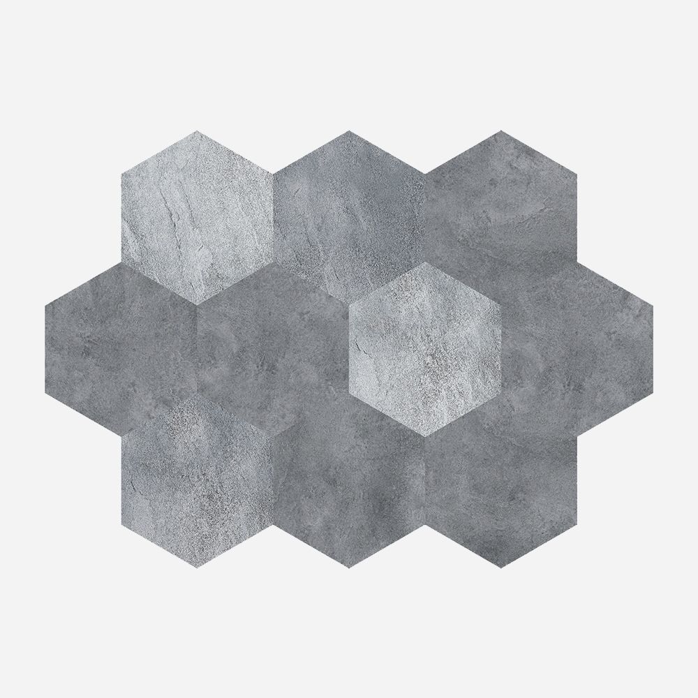 Avtoit | Peel and Stick Vinyl Floor Dark Matte Vinyl Floors with Stone Look