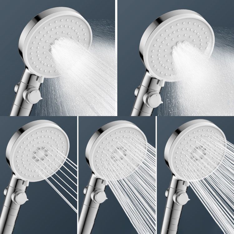 Avtoit | Contemporary Hand Shower Round Shower Head Combo in Silver