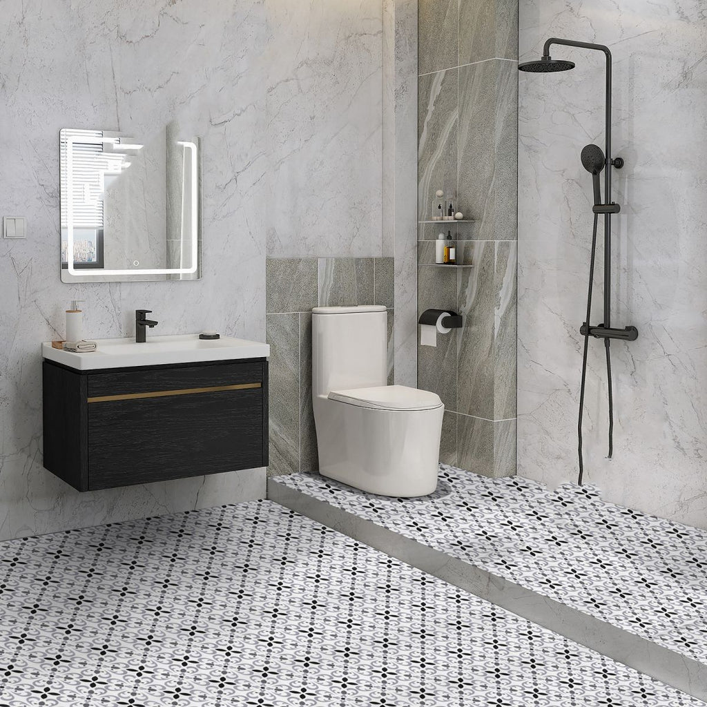 Avtoit | Peel & Stick Vinyl Flooring Lightly patterned vinyl flooring with a matte sheen