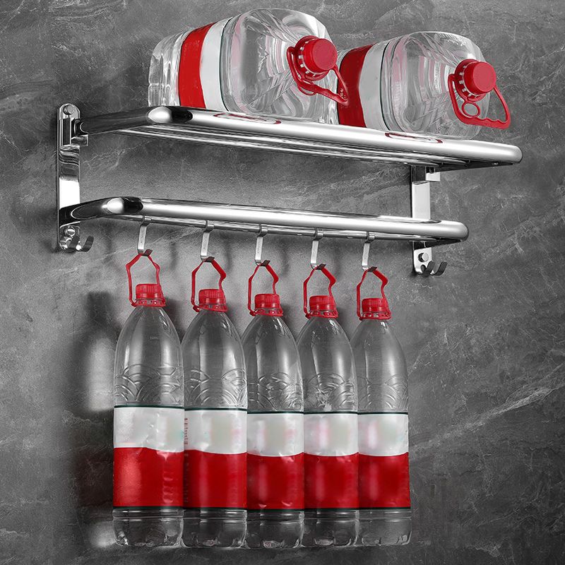 Avtoit | Modern Bathroom Accessories Set Silver Bathroom Accessories Hardware Set
