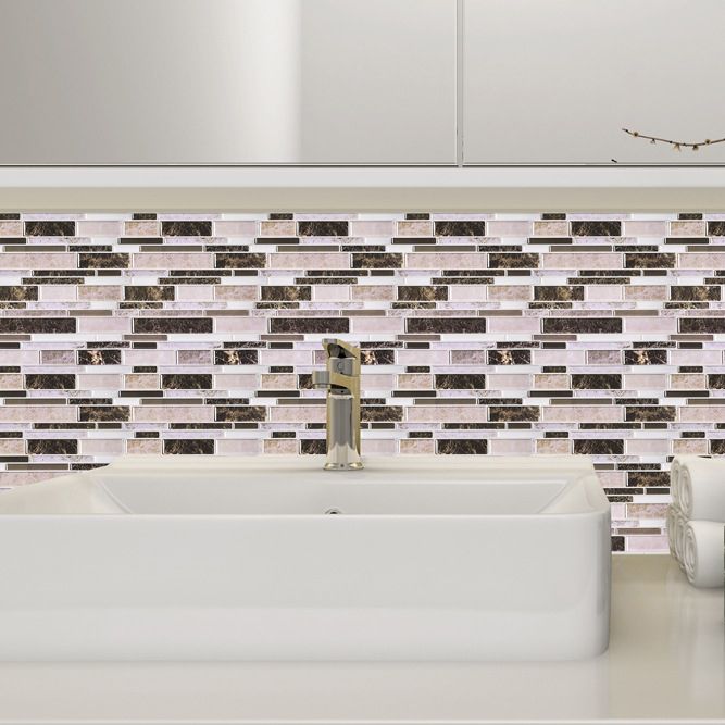 Avtoit | Modern Peel and Stick Wall Tile PVC Offset Joint Peel and Stick Wall Tile
