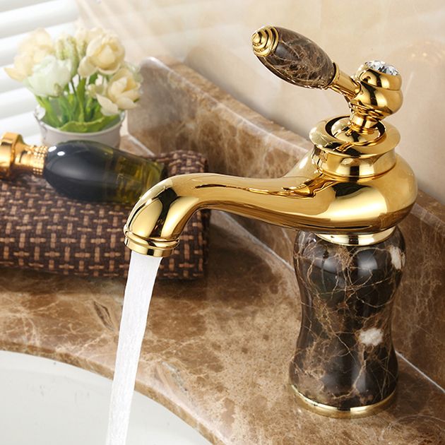 Avtoit | Glam Basin faucet Lever handle Low arch basin faucet Bathroom faucet