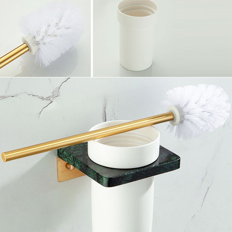 Avtoit | Golden Bath Hardware Set Brass & Marble Bathroom Accessories Set