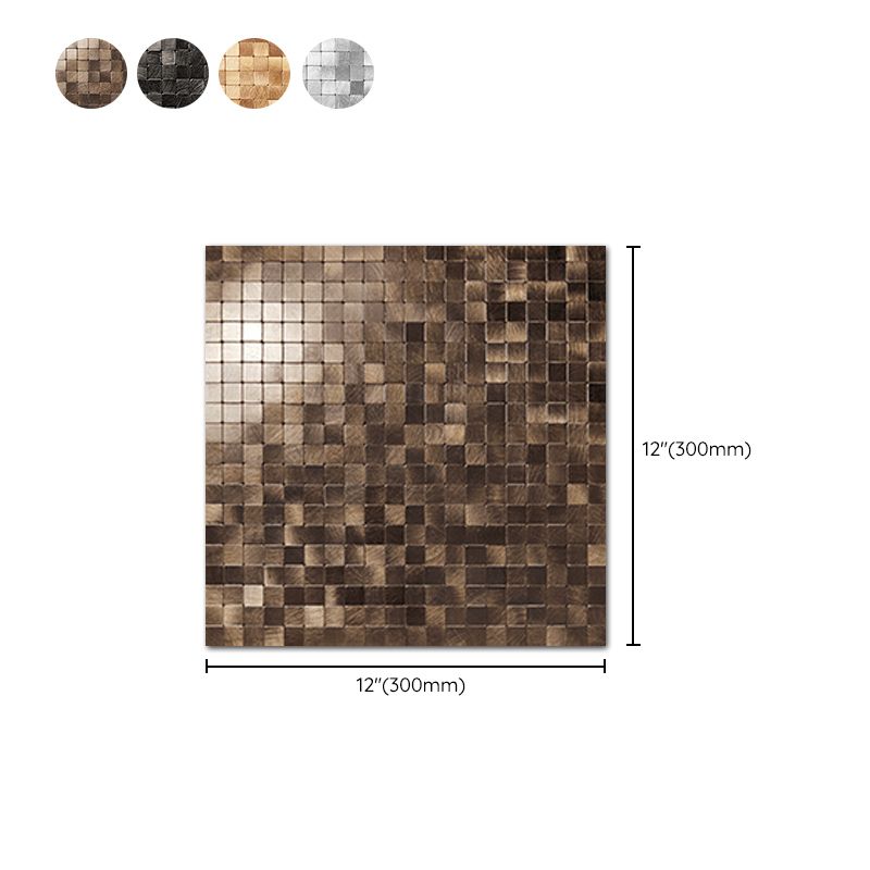 Avtoit | Mosaic Tile Wallpaper Contemporary Peel and Stick Wallpaper with Square Shape