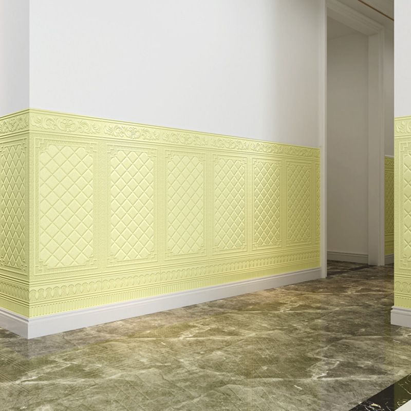 Avtoit | Glam Style Wall Cladding Living Room Peel and Stick 3D Embossed Waterproof Wall Cladding