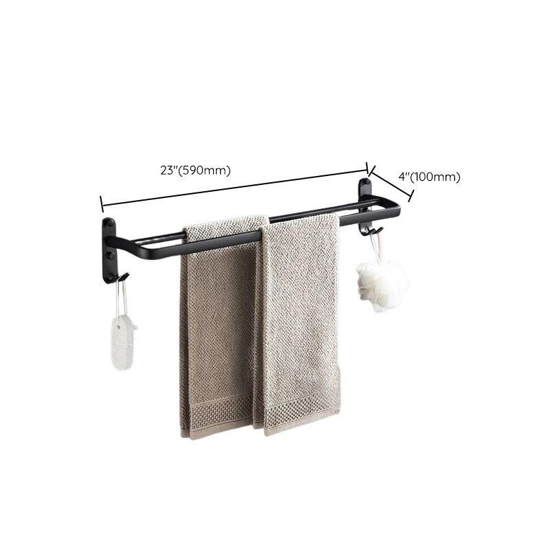 Avtoit | Modern Bathroom Accessory Set Black Soap Dish Bath Shelf Bathroom Set