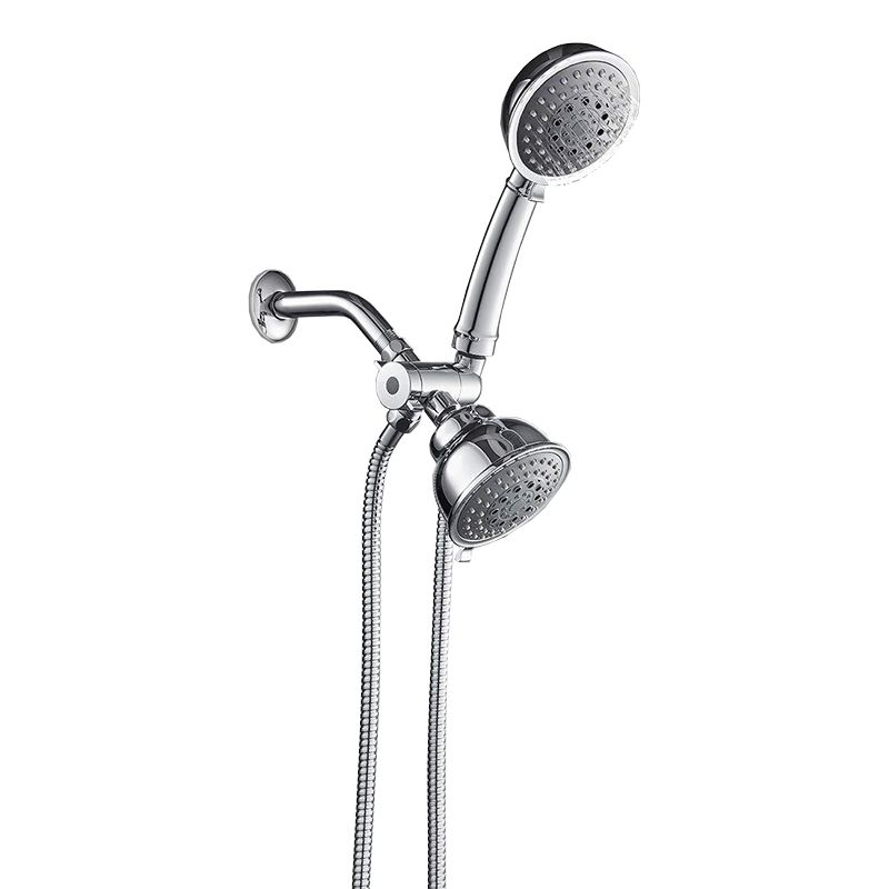 Avtoit | Traditional Dual Shower Heads Home Metal Round Shape Dual Shower