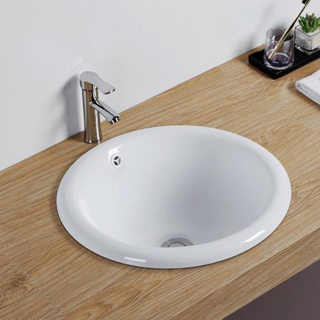 Avtoit | Contemporary oval wash stand ceramic metal undercounter basin