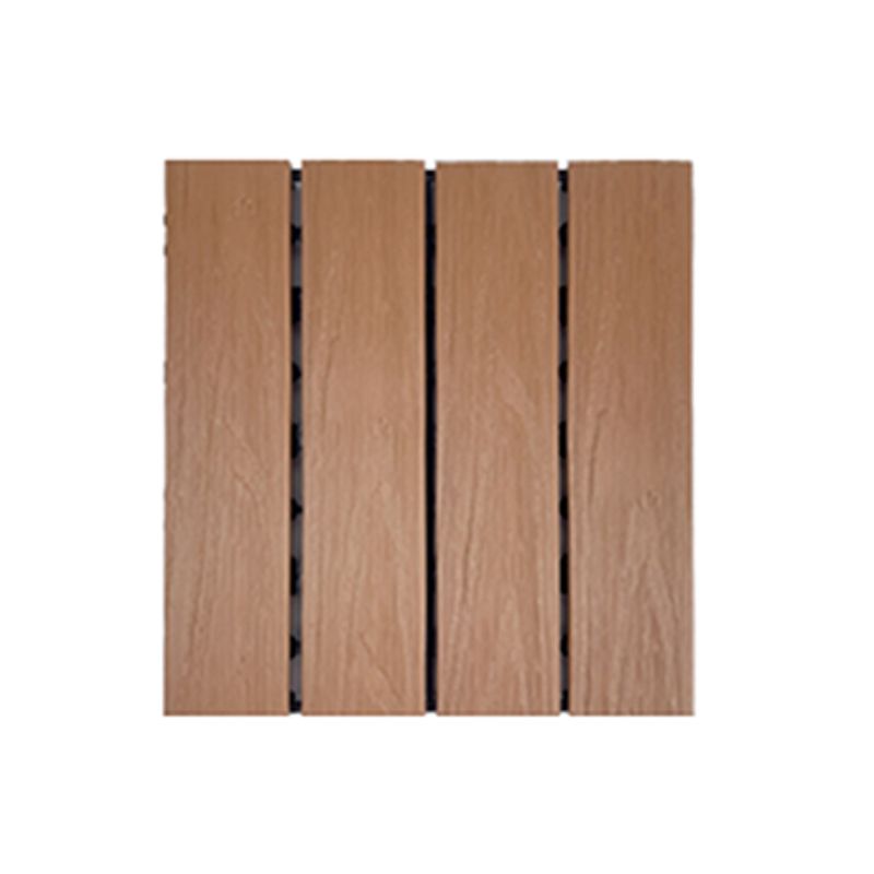 Avtoit | Square Engineer Wooden Floor Water Repellent Smooth Tile for Patio Garden