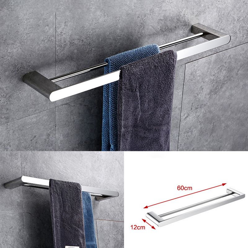 Avtoit | Contemporary Bathroom Accessories Hardware Set in Silver with Soap Dish