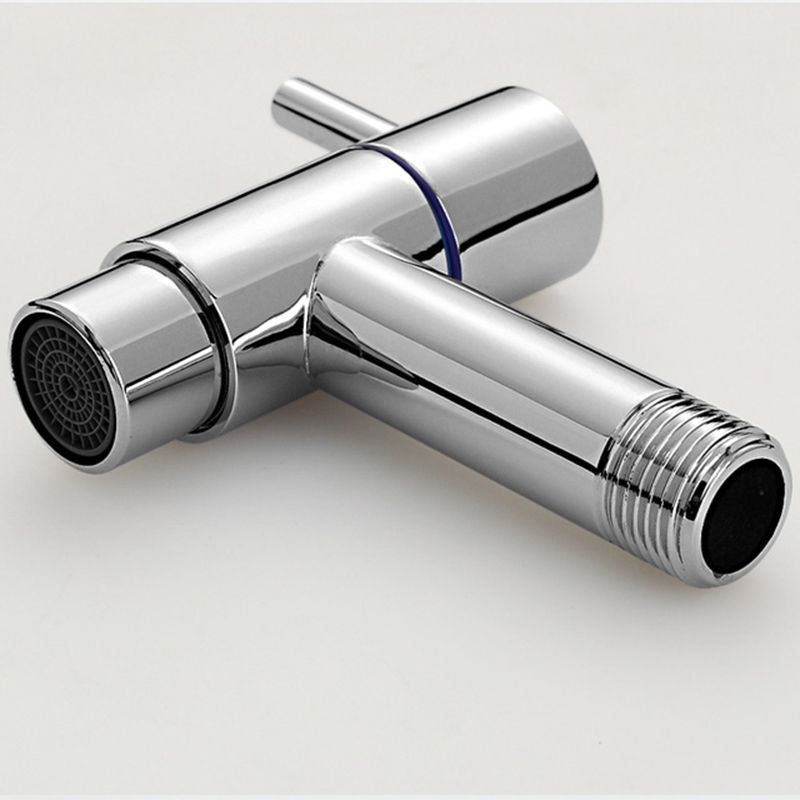 Avtoit | Contemporary Wall-Mounted Bathroom Faucet Single Hole Low Arc Solid Brass Circular Faucet