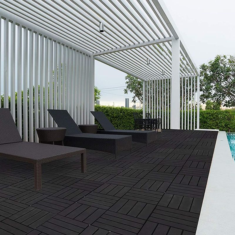 Avtoit | 4-Slat 12" X 12" PVC Floor Tiles Connection Installation Floor Tiles