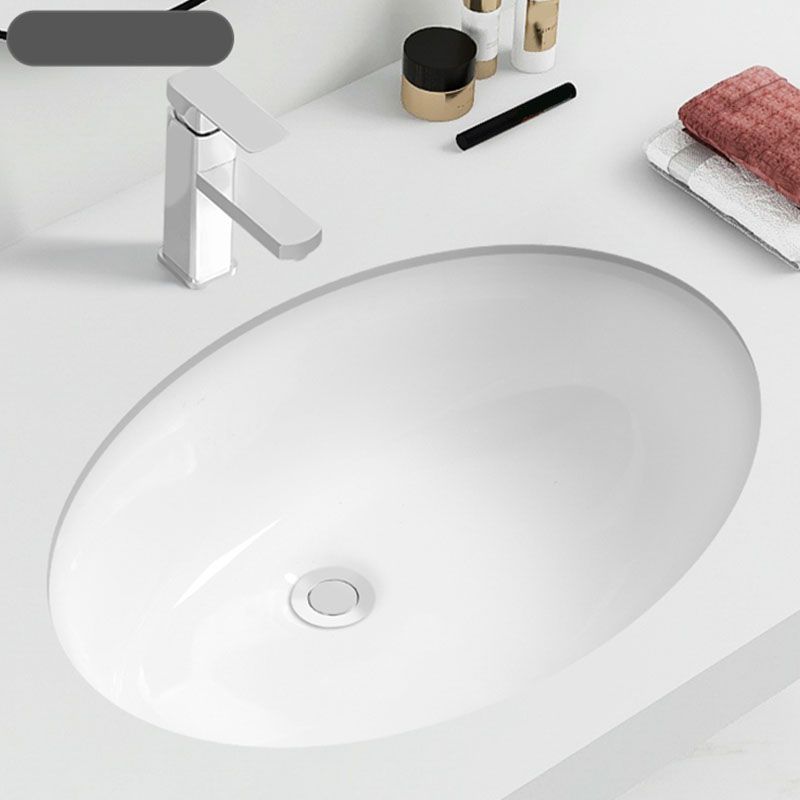 Avtoit | Modern Oval Washstand Ceramic Table Installation Sink Bathroom