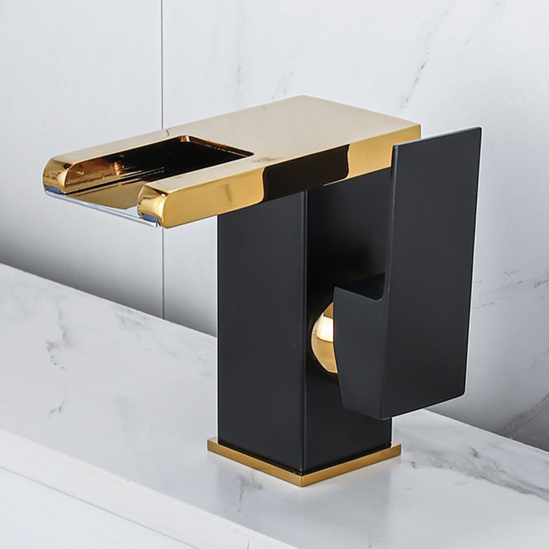 Avtoit | Contemporary Sink Faucet Solid Color Low Arc Bathroom Sink Faucet