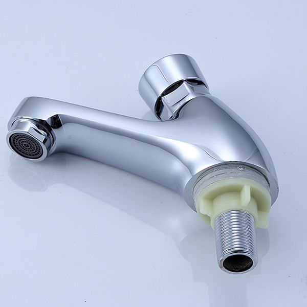 Avtoit | Modern sink faucet with brass knob handle, low arc, washbasin faucet