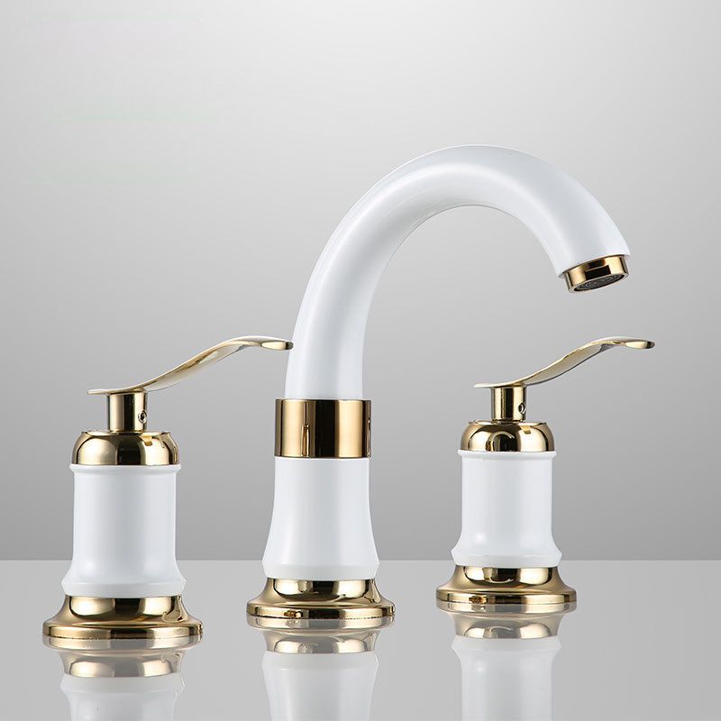 Avtoit | Modern Vessel Faucet Metal Lever Handles Low Arc Vessel Faucet for Home