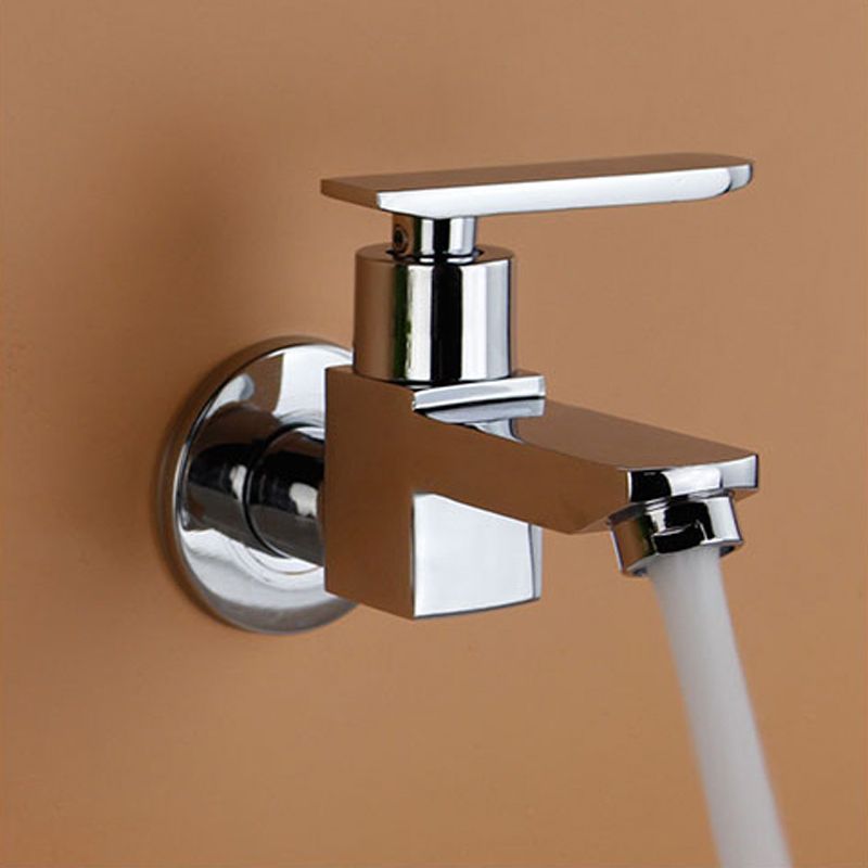 Avtoit | Contemporary Wall-Mounted Bathroom Faucet Lever Handles Solid Brass Faucet