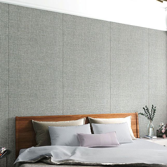 Avtoit | Contemporary Style Wall Panel Linen Living Space Peel and Stick Wall Covering