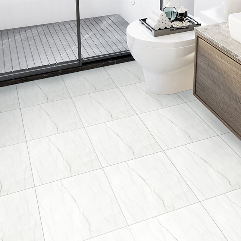 Avtoit | Square Bathroom PVC Flooring 12" x 12" x 0.07 mm Peel and Stick Vinyl Flooring