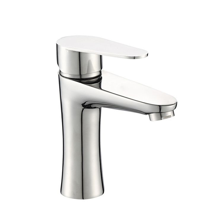 Avtoit | Modern Basin Tap Monochrome Center Mount Low Arc Faucet for Bathroom