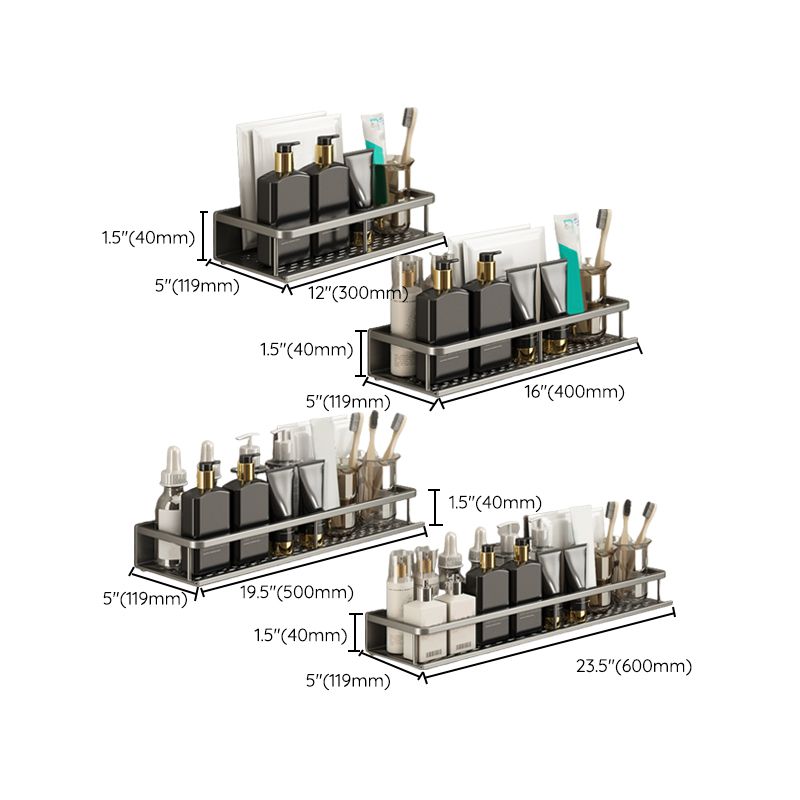 Avtoit | Minimalism Matte Metal Bathroom Accessory Set Modern Bathroom Rack