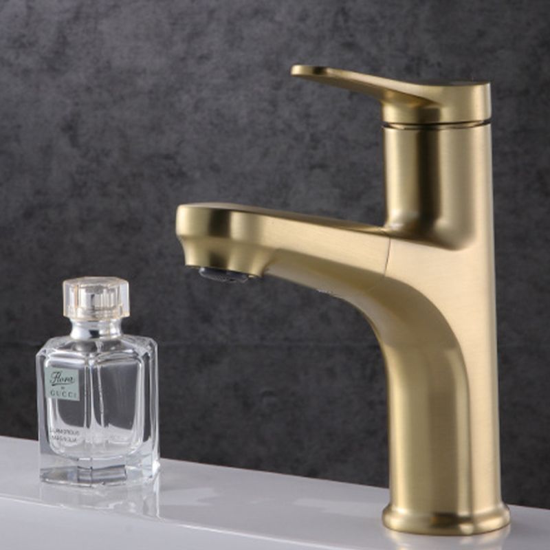 Avtoit | Contemporary Basin Faucet Copper Pure Color Single Lever Retractable Basin Faucet