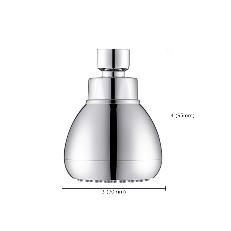 Avtoit | Silver Round Shower Head Standard Spray Pattern Wall Mounted Shower Head