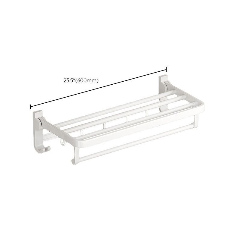 Avtoit | Modern Bathroom Hardware Set Towel Bar White Bath Shelf Bathroom Hardware Set