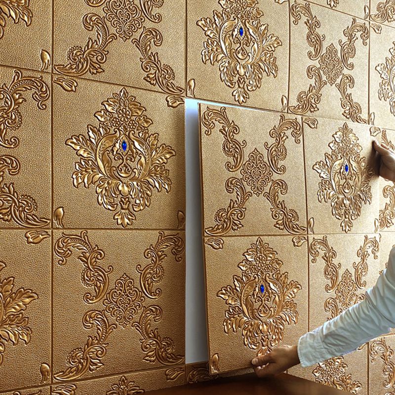 Avtoit | Glam Style Foam Wall Panel Living Room 3D Embossed Waterproof Wall Panel
