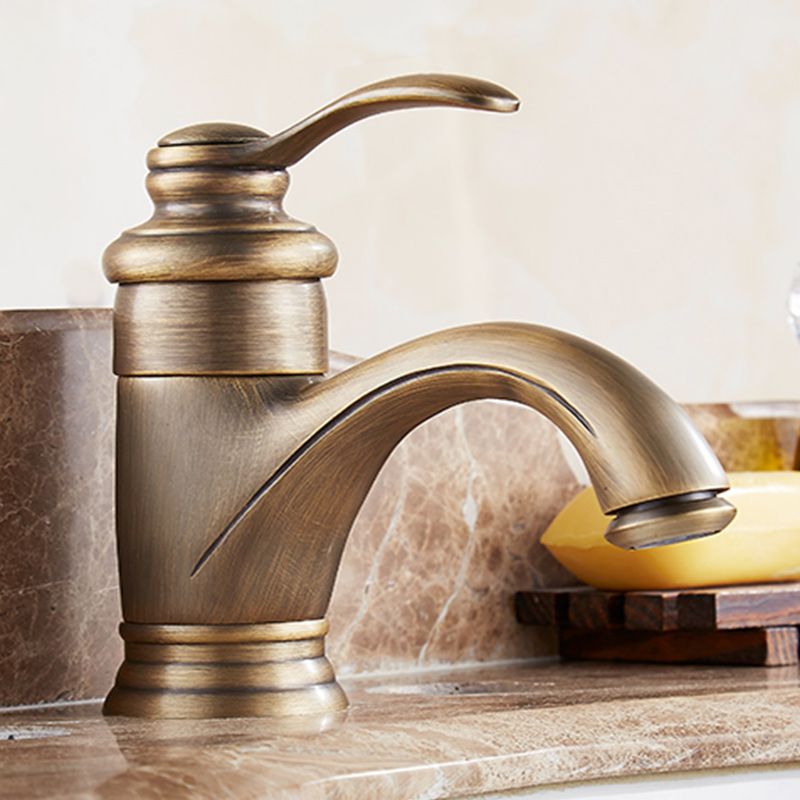 Avtoit | Glam Style Bathroom Sink Faucet Single Handle Low Arc Sink Faucet